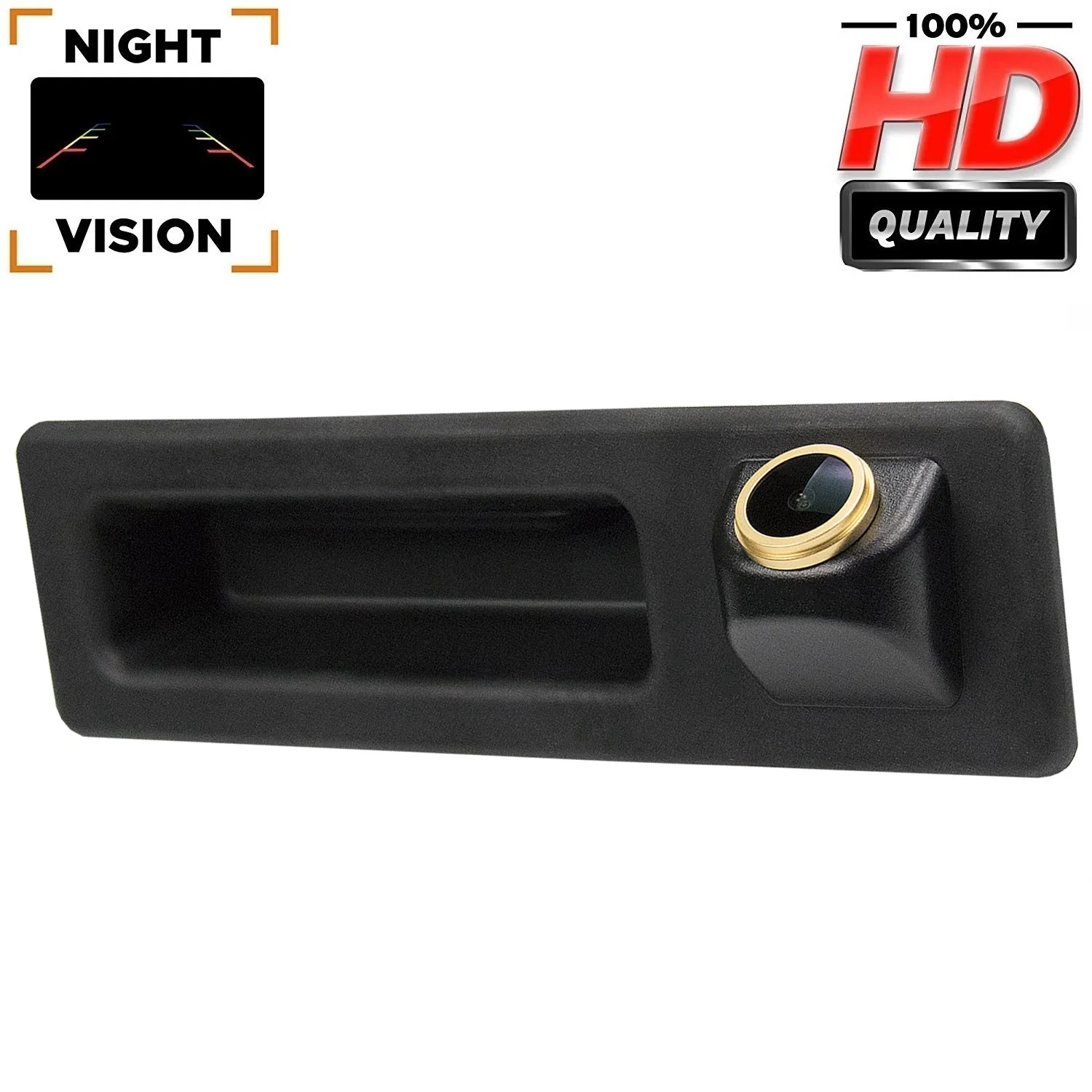 HD 1280x720p Rear View camera for BMW 318i /320i /530i /330i /328i /535i /520i/525i,Night Vision Handle Backup Waterproof Camera