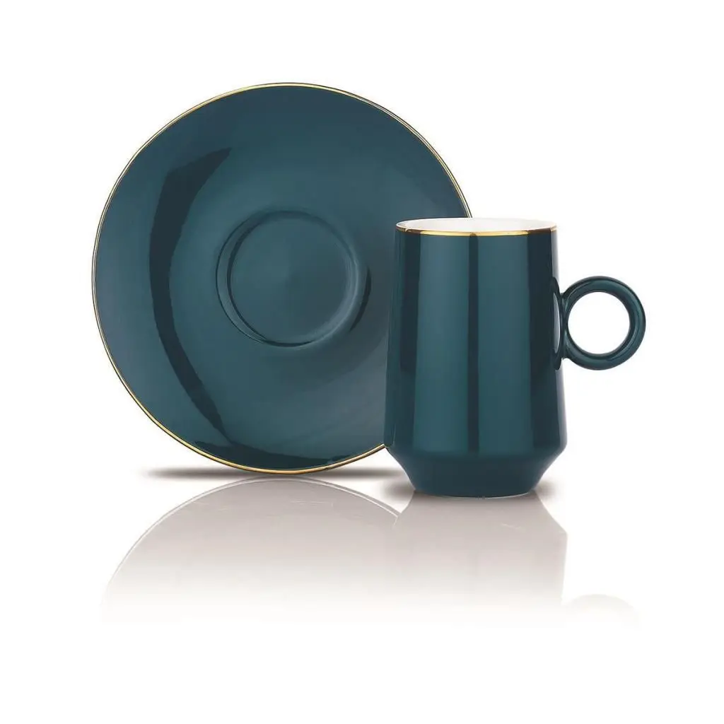 DOLBOVI Schafer Elite 6 Personality 12 Piece coffee cup Pad Green-White 1S1626-08002-ASO05 mug кружка coffee cup cup