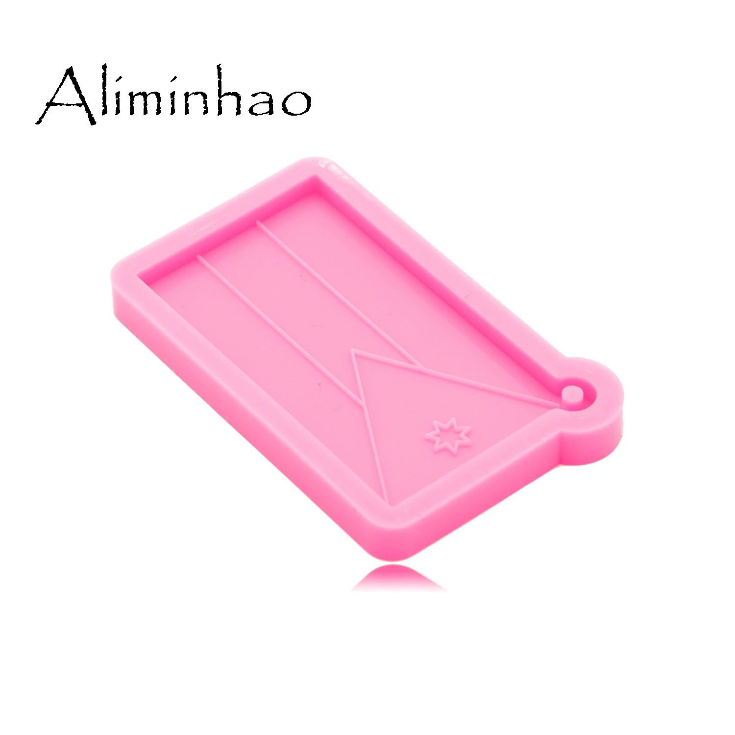 DY0889 Bright Jordan flag silicone Keychain Mold, Resin Craft Mould for Epoxy Jewellery Making, Mold Resin Craft