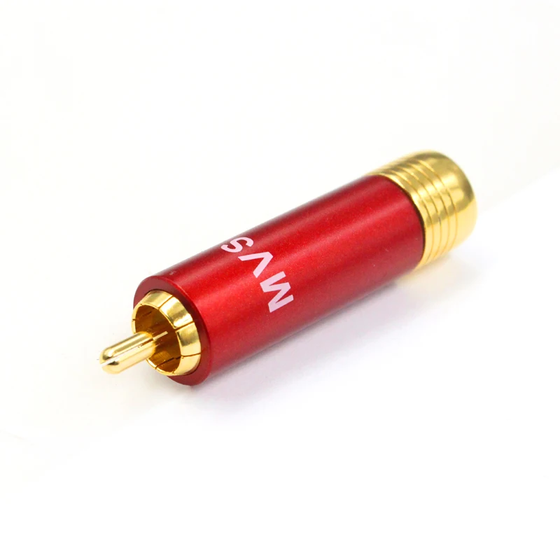 DIYLIVE High MVS RCA Pure Copper RCA Plug Lotus Plug Signal Head Audio Head Self-locking Terminal 12mm