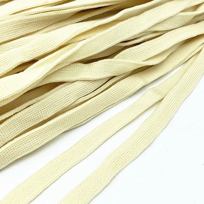 5 Yards 10mm Micro Elastic Ribbon Edging Strip Knitted Belt Trousers Waistband Drawstring Home Textile Clothing Accessories