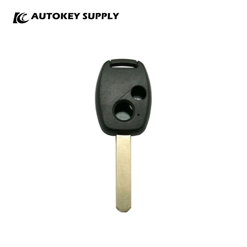 For Honda 2 Buttons Remote Key Shell Without Sticker  With Chip Position No Logo Holder  Autokeysupply AKHDS273