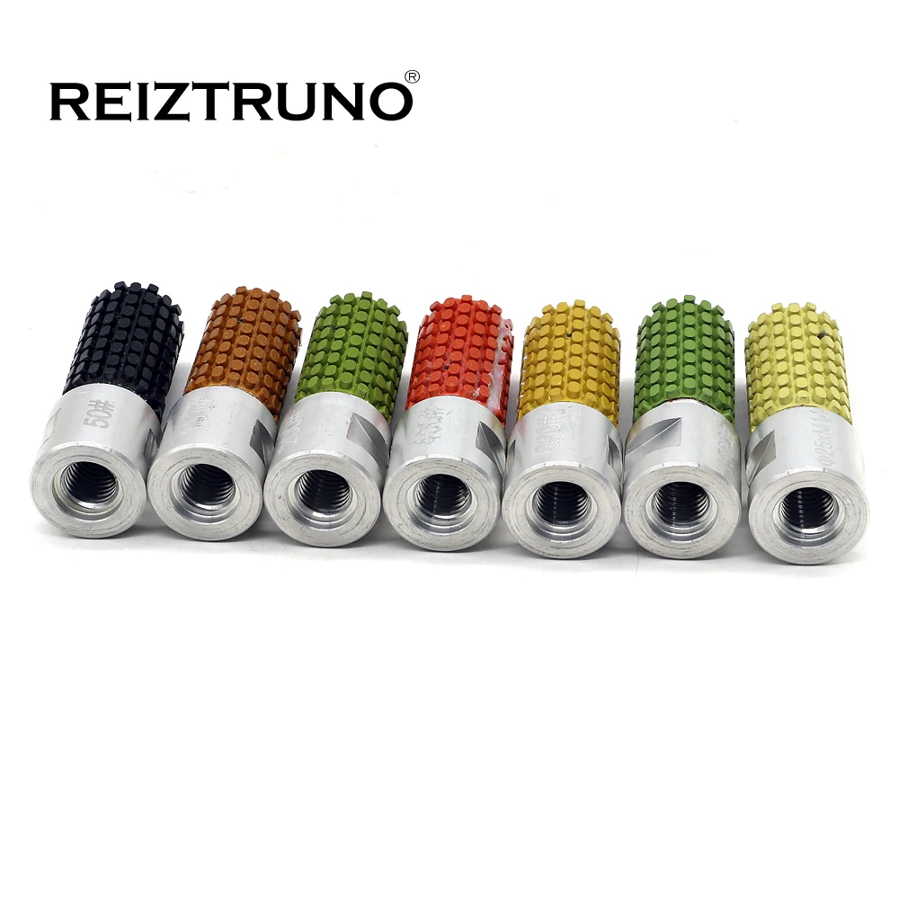 Reiztruno เพชรนิ้วมือบิตสำหรับหินแกรนิตแผ่นอ่างล้างจาน cutout และบดโดยเครื่อง CNC และ routers-M14,5/8 "-11,1/2" GAS ด้าย