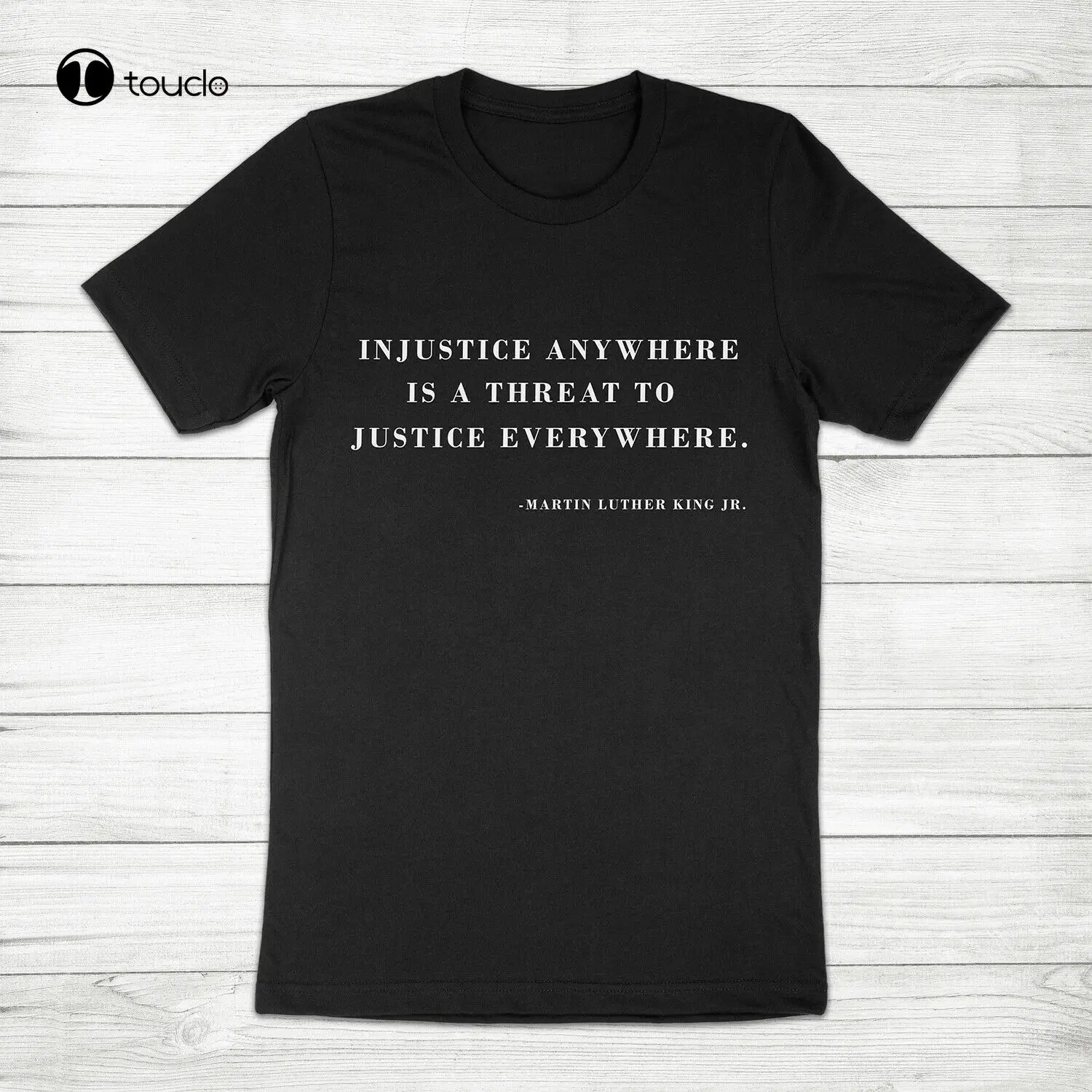 Justice Mlk Quote Civil Rights Black Lives Matter Injustice Unisex Tee T-Shirt