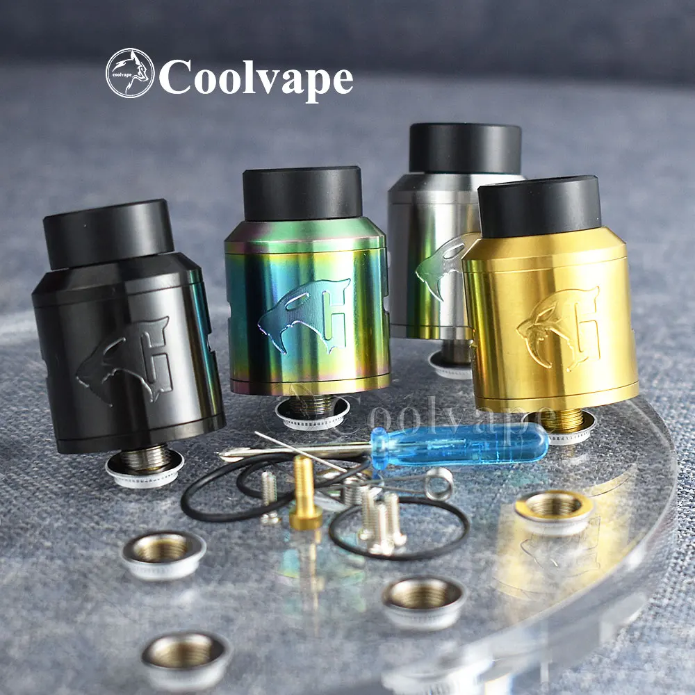 

Goon V1.5 RDA 528 goon v1.5 rda с контактным испарителем для электронной сигареты BF, бак атомайзера 24 мм, Алмазный латунный испаритель rda vs Apocalypse GEN 2 RDA