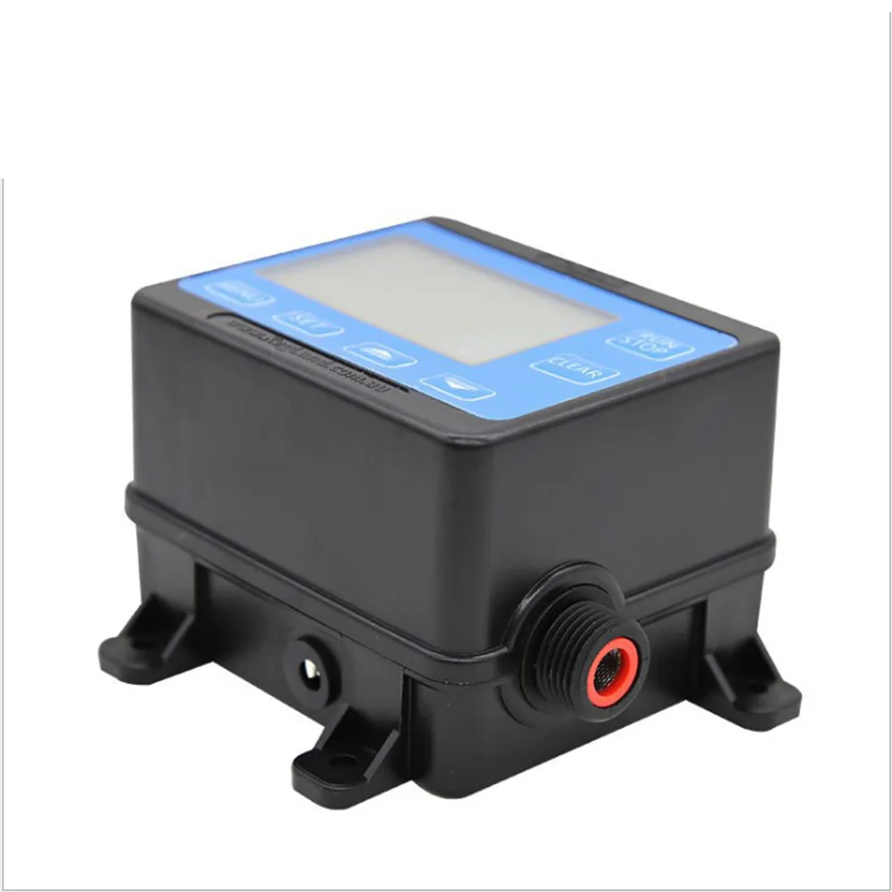 G1/2“  Flowmeter Controller Flow Reader and  hall effect water flow sensor with solenoid Valve with 24V adapter