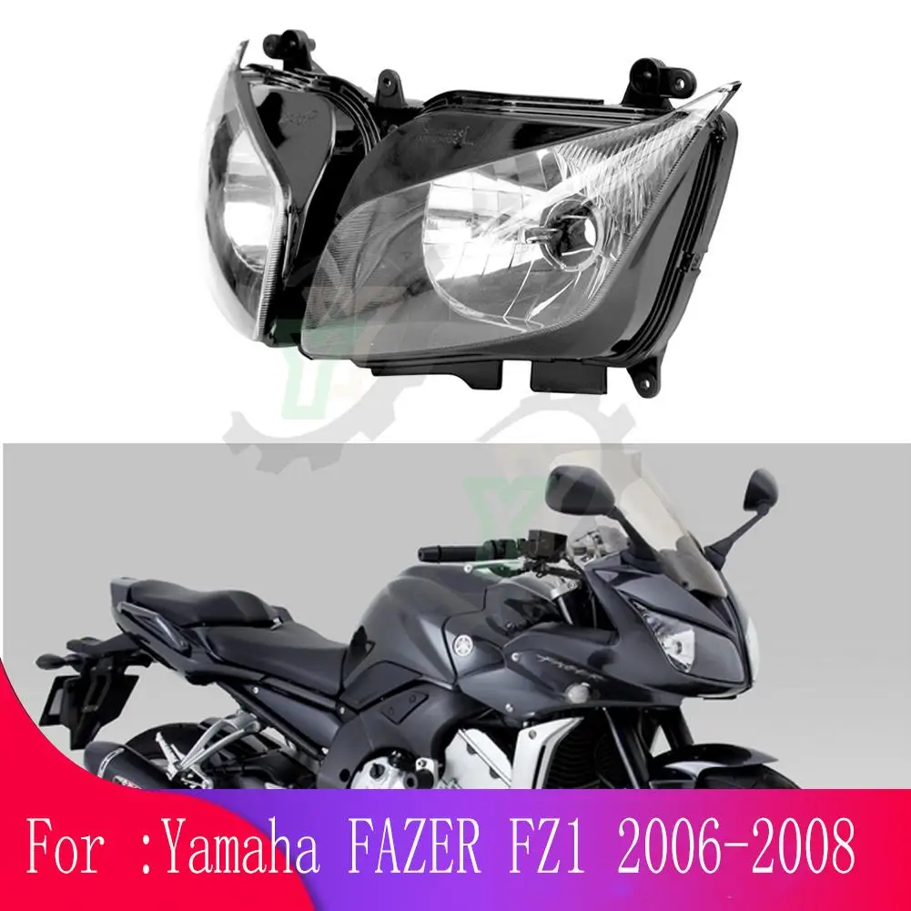 FZ 1S Cafe Racer Motorcycle Front Headlight Headlamp Head Light Lighting Lamp For Yamaha FZ1 Fazer FZ1S FZS1000S 2006 2007 2008