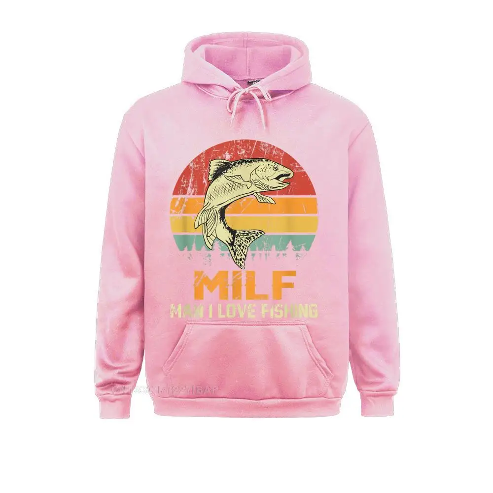 Milf Man I Love Vissen Grappig Vis Vintage Outfit Hoodie Nieuwigheid Gepersonaliseerde Hoodies Funky Sportswears Mannen Sweatshirts