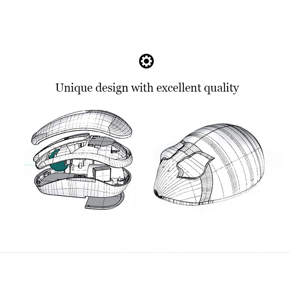 CHYI 2.4G Mouse Senza Fili Cute Hamster Design Mause 1200 DPI USB Mini Mouse Ottico Del Computer Per La Ragazza Bambini Regalo Del Computer Portatile Notebook