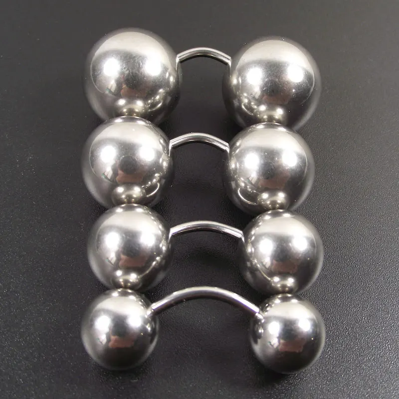 SaYao short bar Big Ball Stainless Steel Straight Barbell Rings Eyebrow Banana Curved Ear Piercing Nipple PA Ring Bar Lips