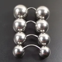 SaYao short bar Big Ball Stainless Steel Straight Barbell Rings Eyebrow Banana Curved Ear Piercing Nipple PA Ring Bar Lips