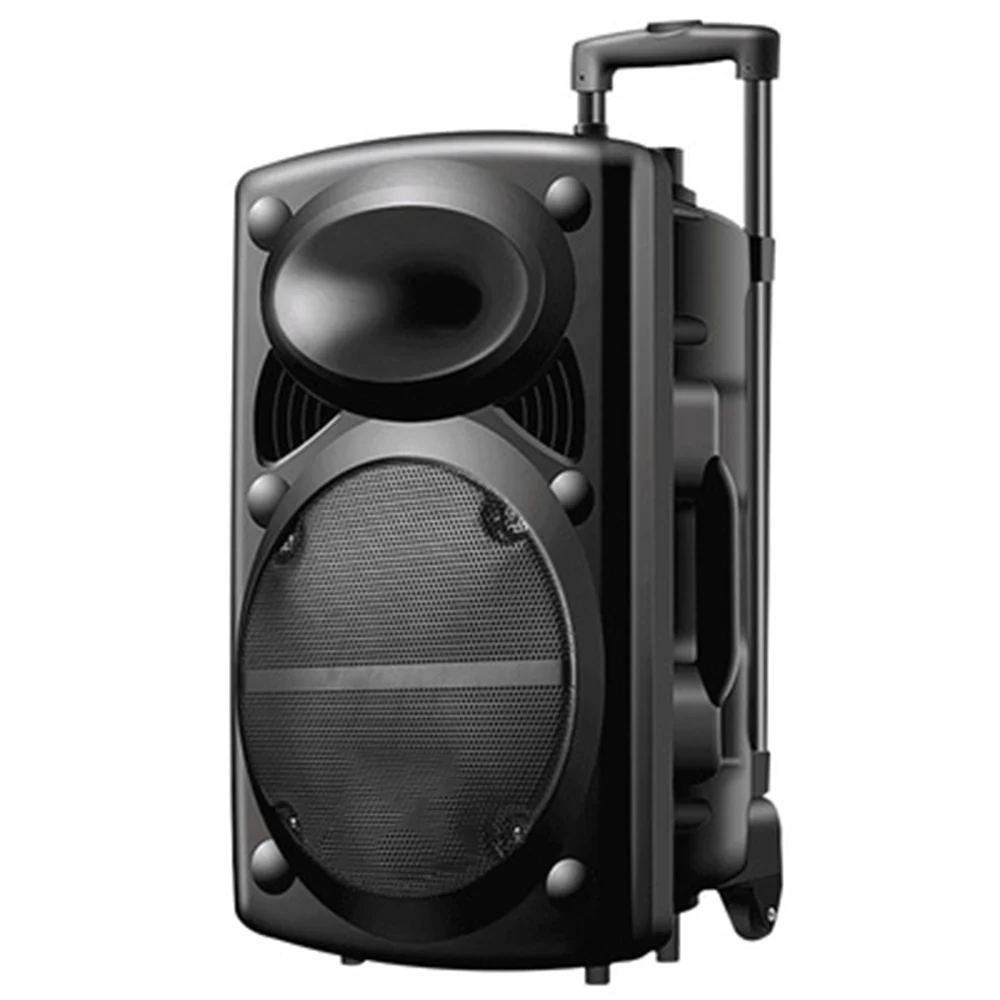 

15 Inch Large Bluetooth Sspeaker Square Dance Soundbox Wireless Microphone Mobile KTV Soundbar Portable Subwoofer High Power Box