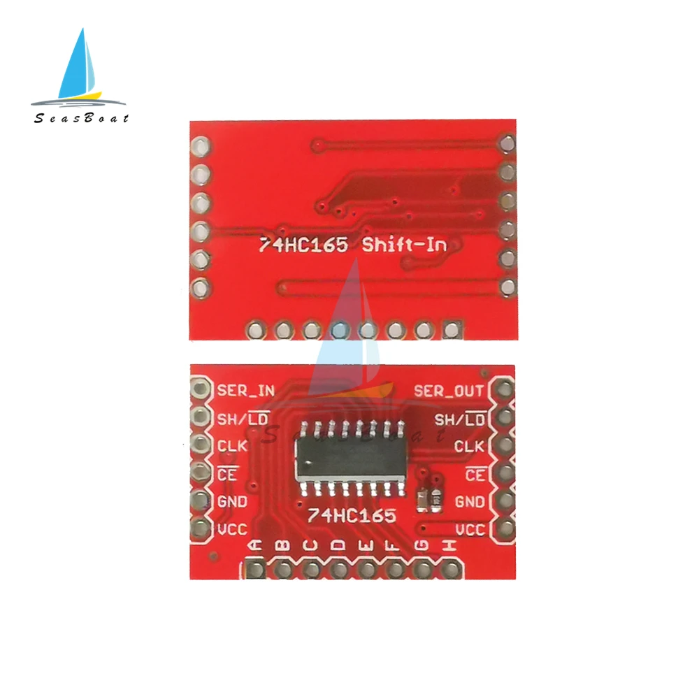SN74HC165 DC2-6V Conversion Module Shift-In Breakout Parallel to Serial Data Conversion Board 0.1" Pitch Head Conversion Module