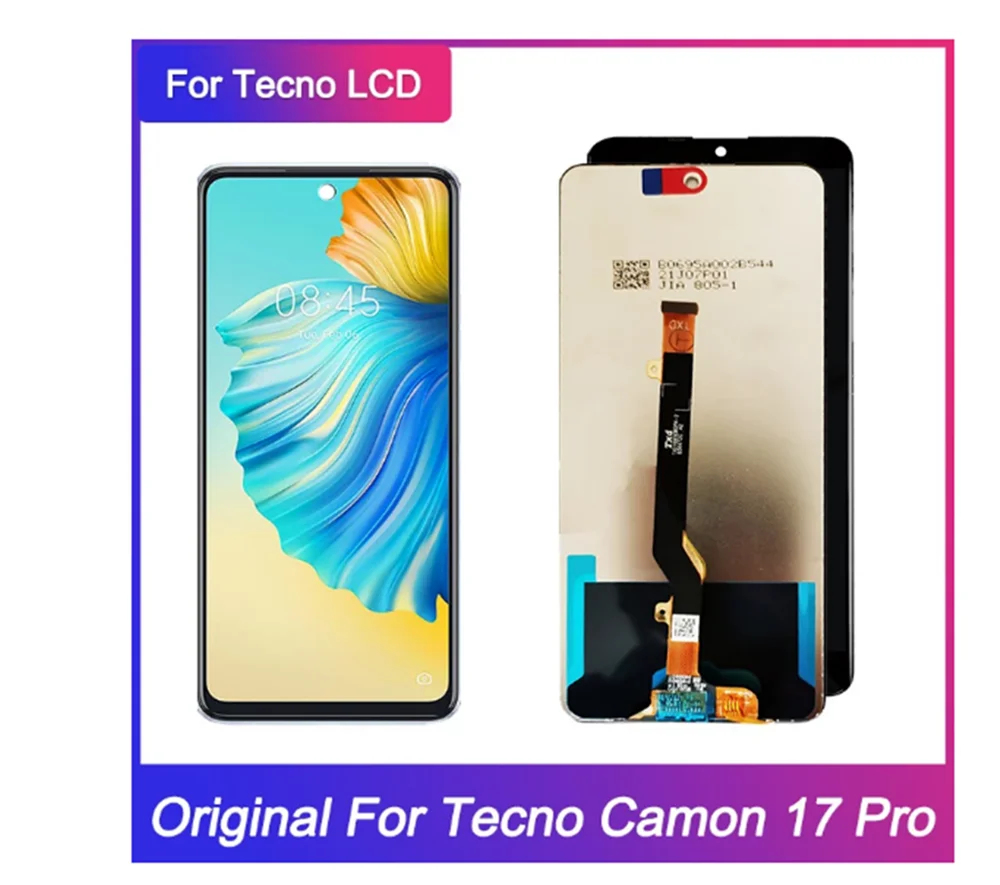 

New Full LCD For Tecno Camon 17 pro Display And Touch Screen Assembly CG8 LCD Screen Replacement Phone Parts