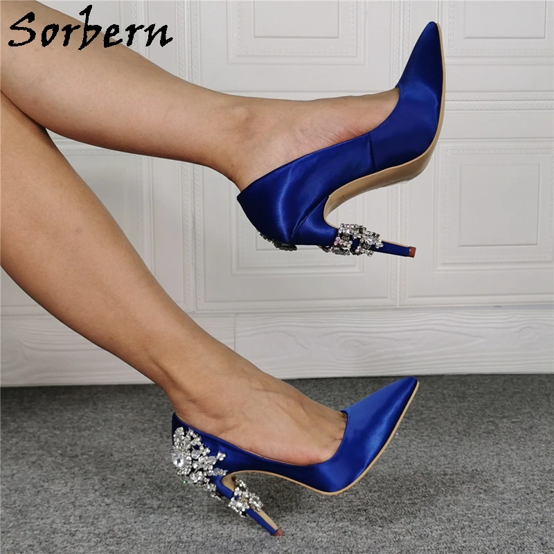 Sorbern Sexy Leopard Sepatu Pompa Ol Sepatu Menunjuk Toe High Heel Tali Silang Stiletto Sepatu Pesta Wanita Dasar Pompa kustom