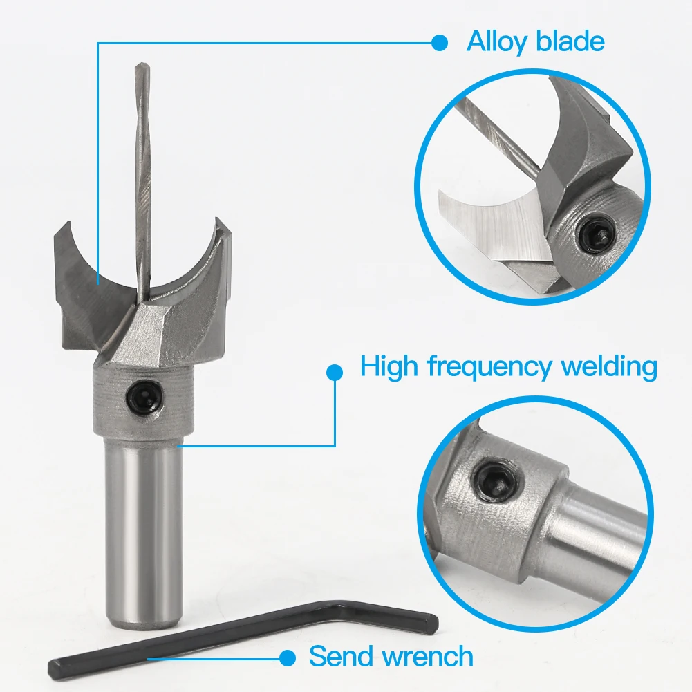 Fozhu-cuchillo de acero de tungsteno Fozhu, herramienta de cuerda de mano, agujero pequeño, redondo, Cuenta de madera, taladro de cuchillo Fota