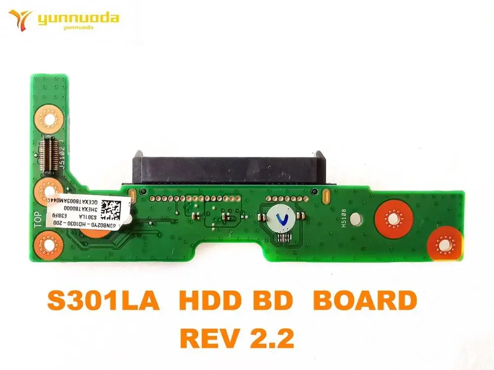 Original  For ASUS VivoBook S301LA  Laptop Notebook motherboard Mainboard HDD BOARD IO BOARD S301LA  HDD BD  BOARD  REV 2.2  tes