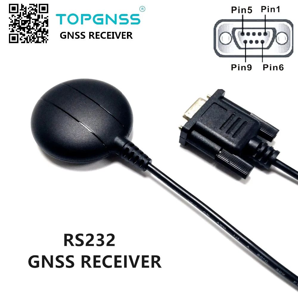 TOPGNSS DB9 female  GPS receiver RS232 GPS GLONASS GALILEO  BDS Industrial application module antenna GN800 IP6