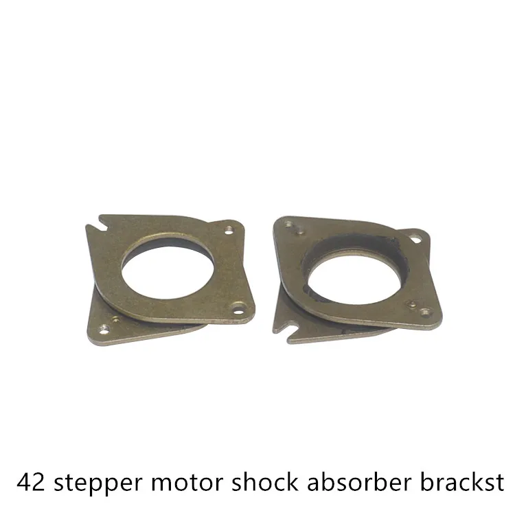 Nema17 mount bracket 42 stepper motor steel rubber damper shock absorber ring pad diy cnc part  brackst 51.8x51x6 mm