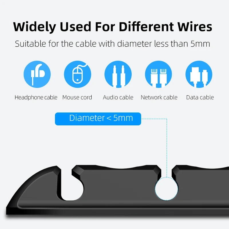 Uchwyt na kabel kabel silikonowy Organizer elastyczny uchwyt do zarządzania nawijaczem USB uchwyt do myszy zestaw słuchawkowy magnetyczny wtyk Box