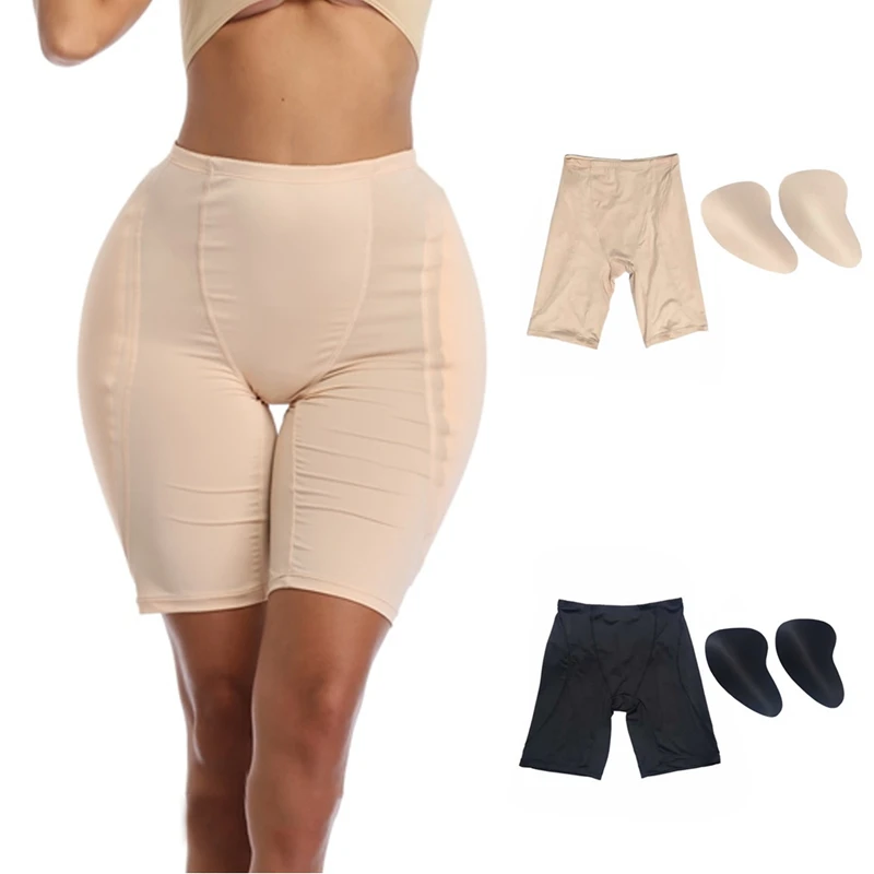 Sexy Silicone Hip Pads with Pants Shemale Fake Butt Transgender Enhancing Fake Ass Enhancer Buttock Butt Lifter Polyester