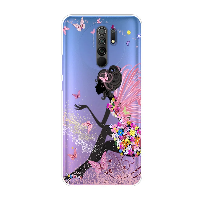 For Coque Redmi 9 Case Transparent Soft TPU silicon Phone Cover For Xiaomi Redmi 9 Case Redmi9 Clear Fundas For Redmi 9 6.53\