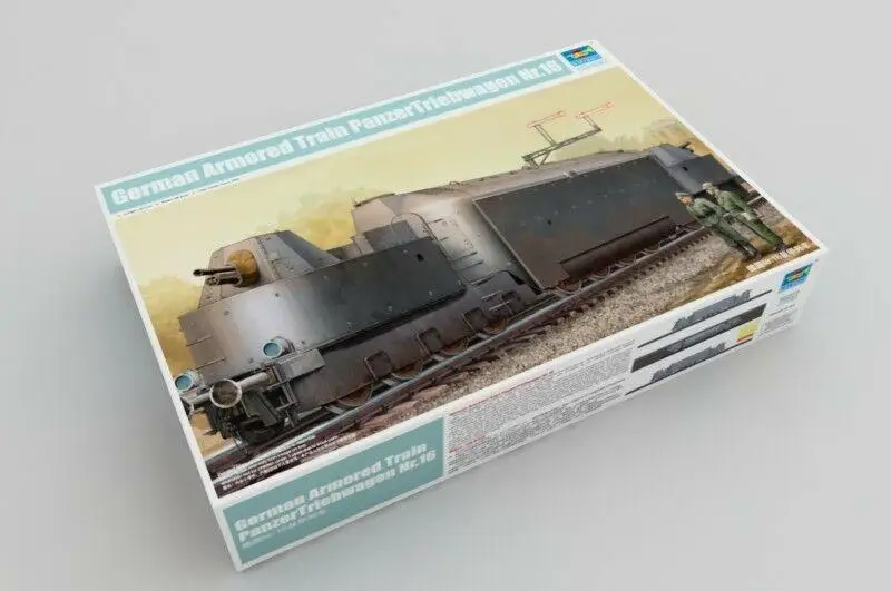 

Немецкий бронированный поезд Trumpeter 1/35 00223, модель Nr.16, комплект