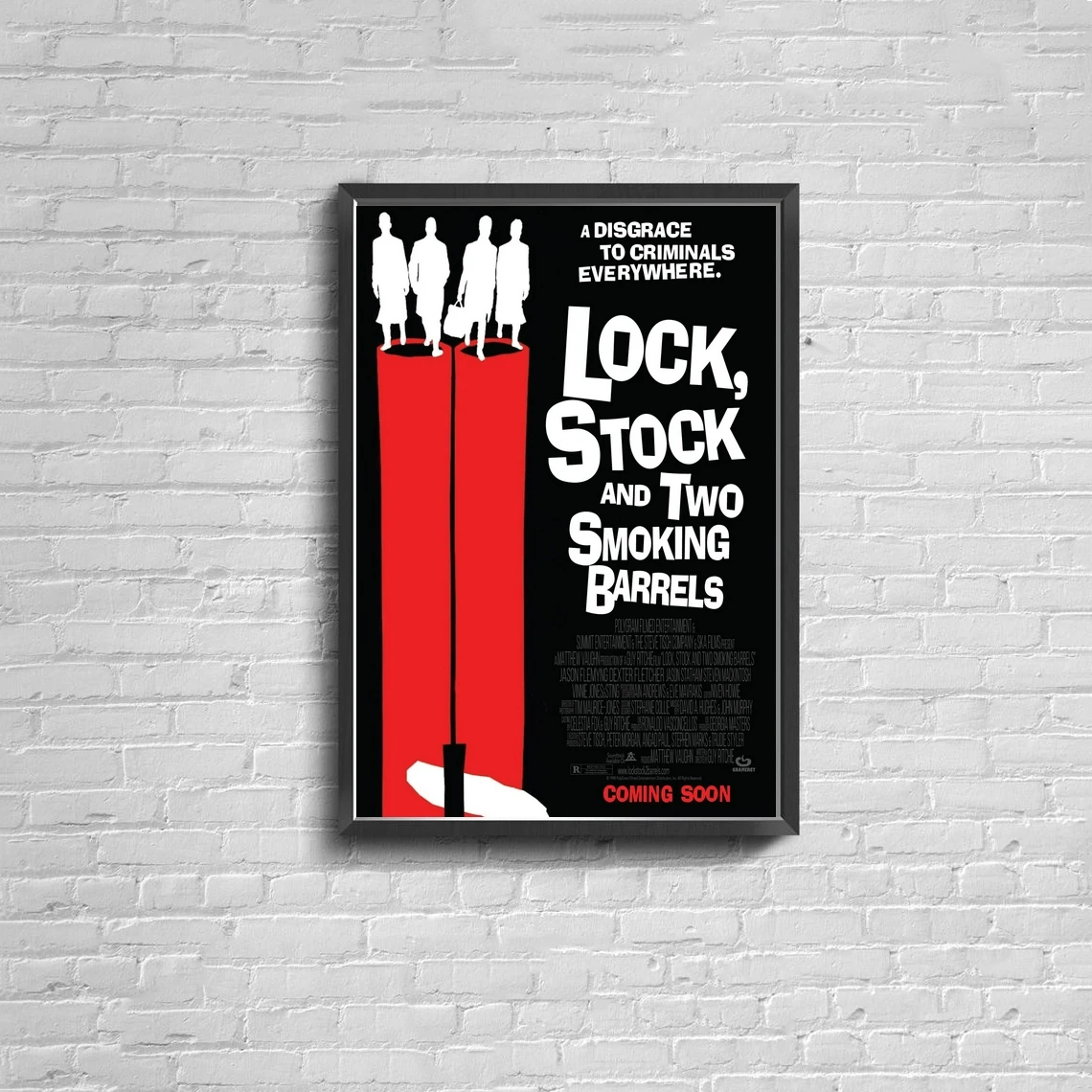 Lock, Stock and Two Smoking Barrels Movie Poster Home Decoration Wall Painting (No Frame)