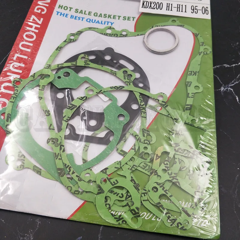Комплект прокладок крышки цилиндра двигателя мотоцикла для Kawasaki KDX200 H1-H11 1995-2006 KDX 200 KDX220 1997-2005 KDX 220 Комплект прокладок крышки цилиндра двигателя мотоцикла для Kawasaki KDX200 H1-H11 1995-2006 KDX 200 KDX220 1997-2005 KDX 220