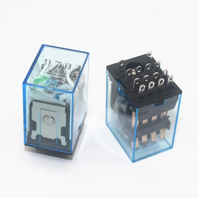 10pcs MY4NJ Coil AC12V AC24V DC12V DC24V DC 36V AC110V AC220V HH54P 5A 220V Miniature Electromagnetic General Purpose Relay