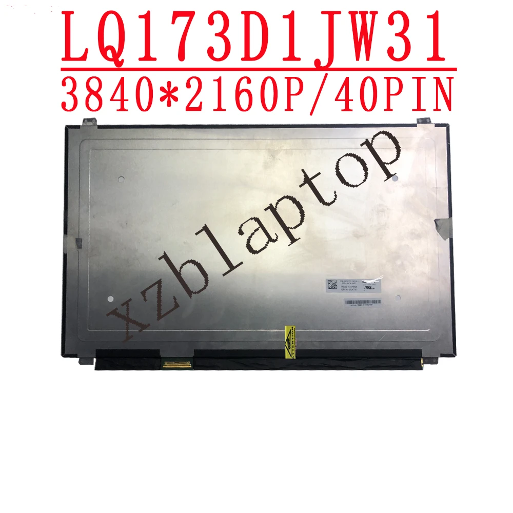 

LQ173D1JW31 17.3inch 3840*2160 4K UHD 40pins resolution LED liquid crystal display for Alienware 17 R3 DP/N 0CK7T7