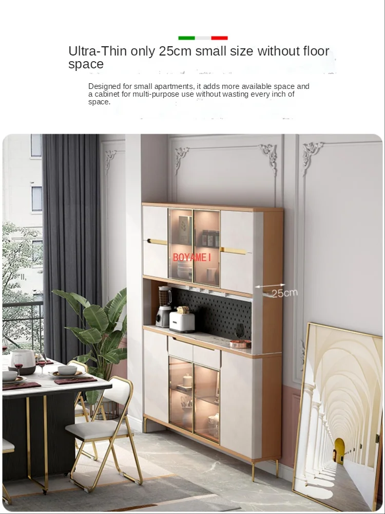 sideboard integrated high cabinet against wall living room cabinet kitchen locker cabinet with door cabinet narrow type