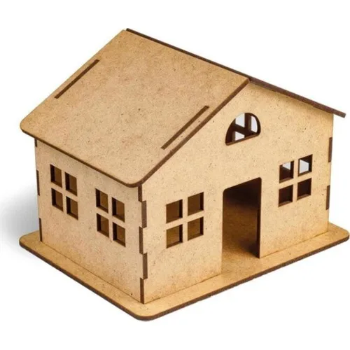 Südor Wood Wooden Diy Model Simple Big House 160x130x120mm