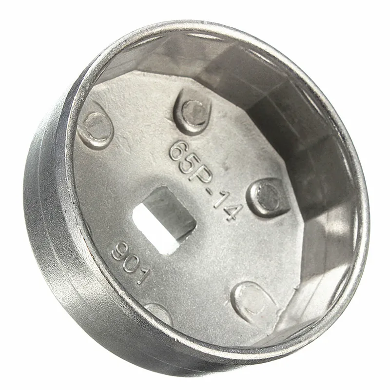 65mm Premium Aluminum Alloy Cap Oil Filter Wrench Car Hand Tool Housing Tool Remover for BTW /Chery /Golf #901