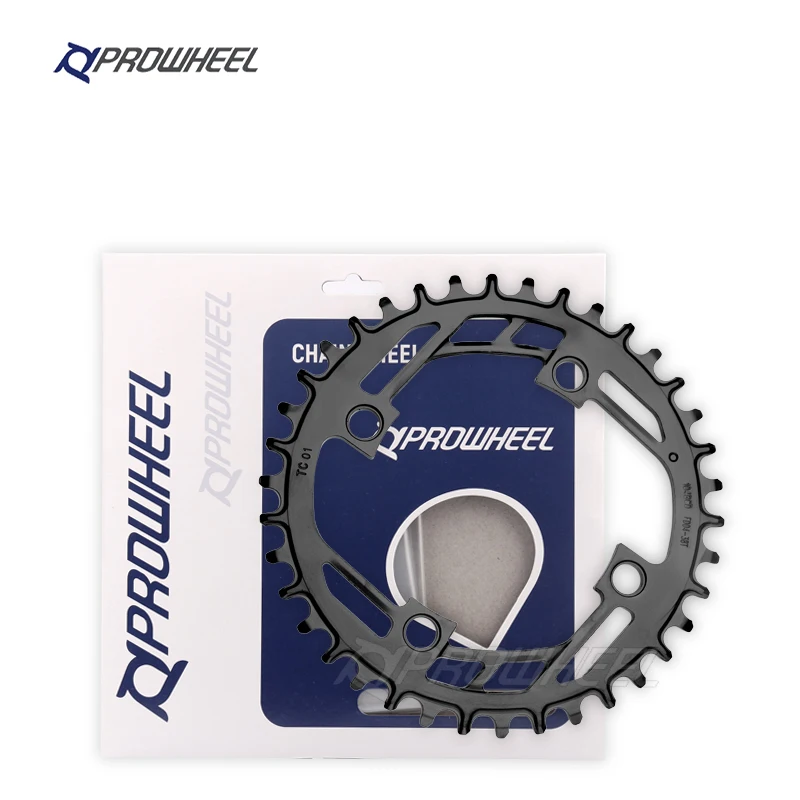 PROWHEEL Mountain Bicycle Narrow Wide Chainring 32T 34T 36T 38T 40T Chain Wheel 104BCD MTB Bike Sprocket Tooth Plate Crank Parts