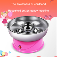 Electric Diy Sweet Cotton Candy Maker Household Electric Mini Pink Children's Electric Cotton Candy Making Machine