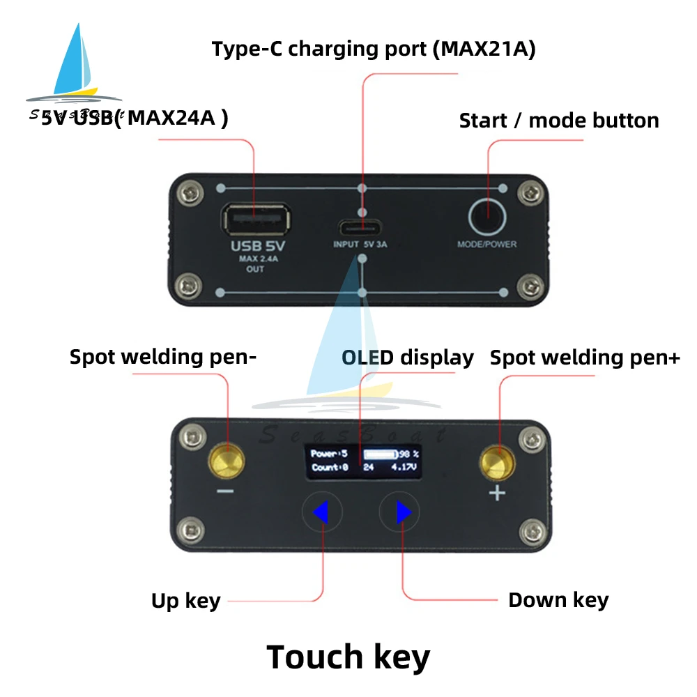 DIY Spot Welder 20 Gears Adjustable Mini Spot Welding Machine With Quick Release Pen Nickel Plate 18650 Battery Spot Welder