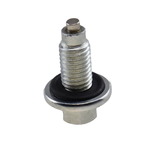 Imagen 2 del producto Tuerca de drenaje de aceite de motor magnética, tapón de sumidero, protección de aceite de motor M12 × 1,75, compatible con General Motors 11562588 653096, 10 unids/set por juego