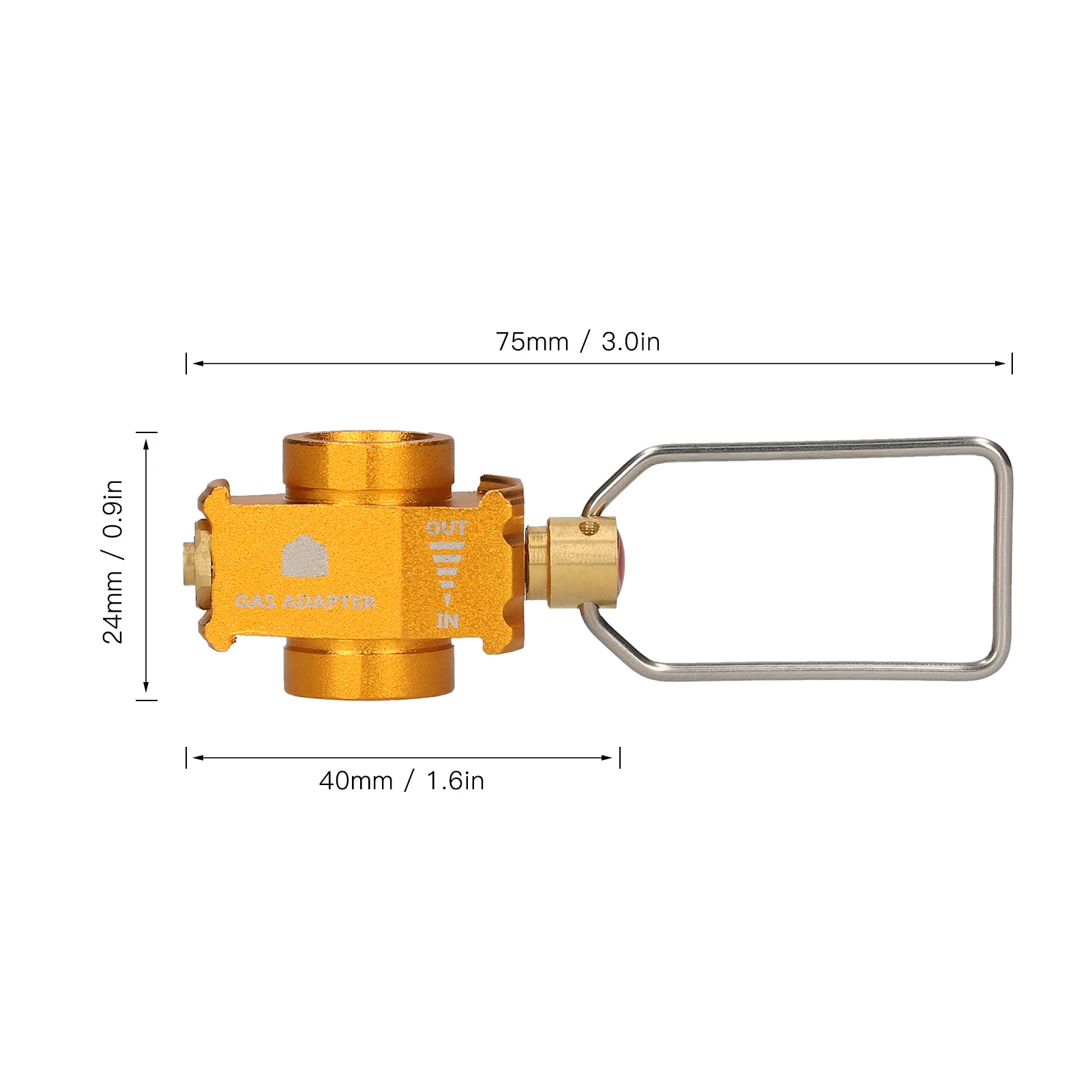 Gas Saver Plus Gas Konverter Shifter Nachfüllung Gastank Konvertierungsadapter Gasadapter Ventil für Camping Wandern Angeln – Detail 5