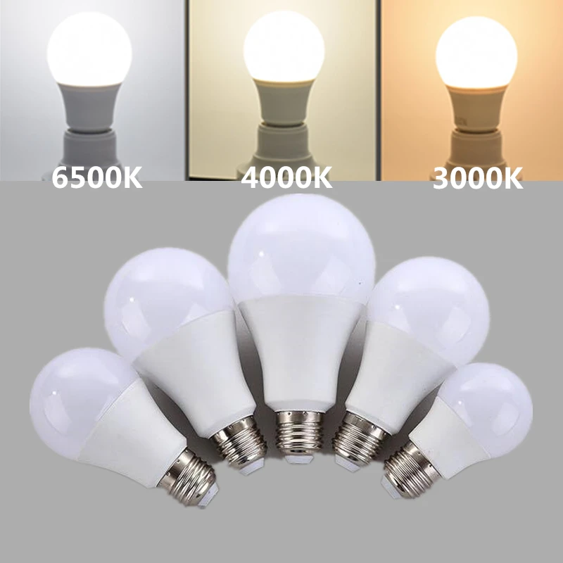 E27 Led Bulb Light Nature White 4000k White 6500k Warm White 3000k 110V 220V 230V 5W 7W 9W 12W 15W Energy Saving Bubbe Ball Lamp