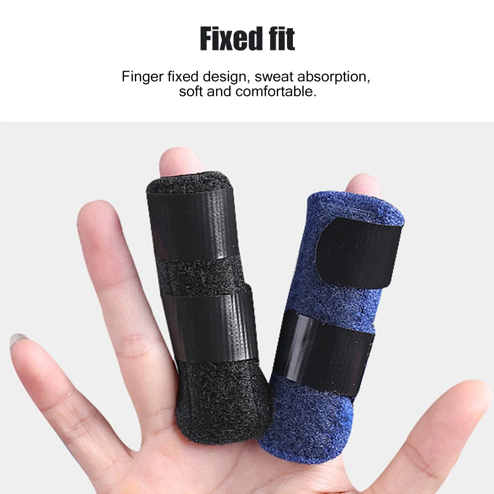 11Pcs/Set Finger Guard Sleeve Finger Splint Suit Adjustable Finger Support Splint for Trigger Finger Arthritis and Ligament Pain