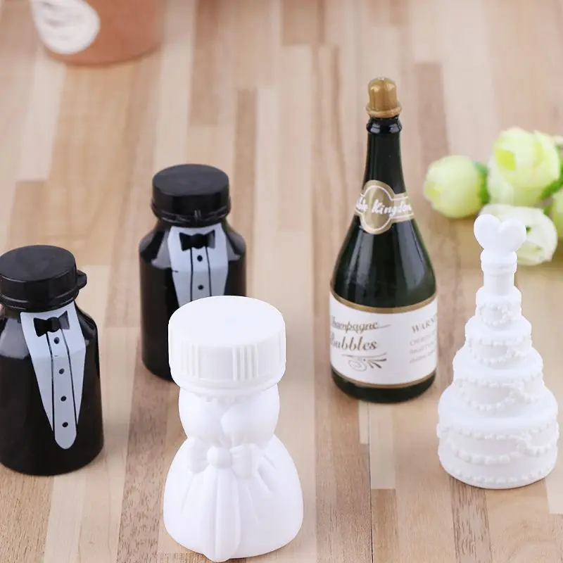 10pcs/lot Empty Bubble Soap Bottles Wedding Decoration Mariage Boda Children's Toy Bubbles Maker Kids Outdoor Toys