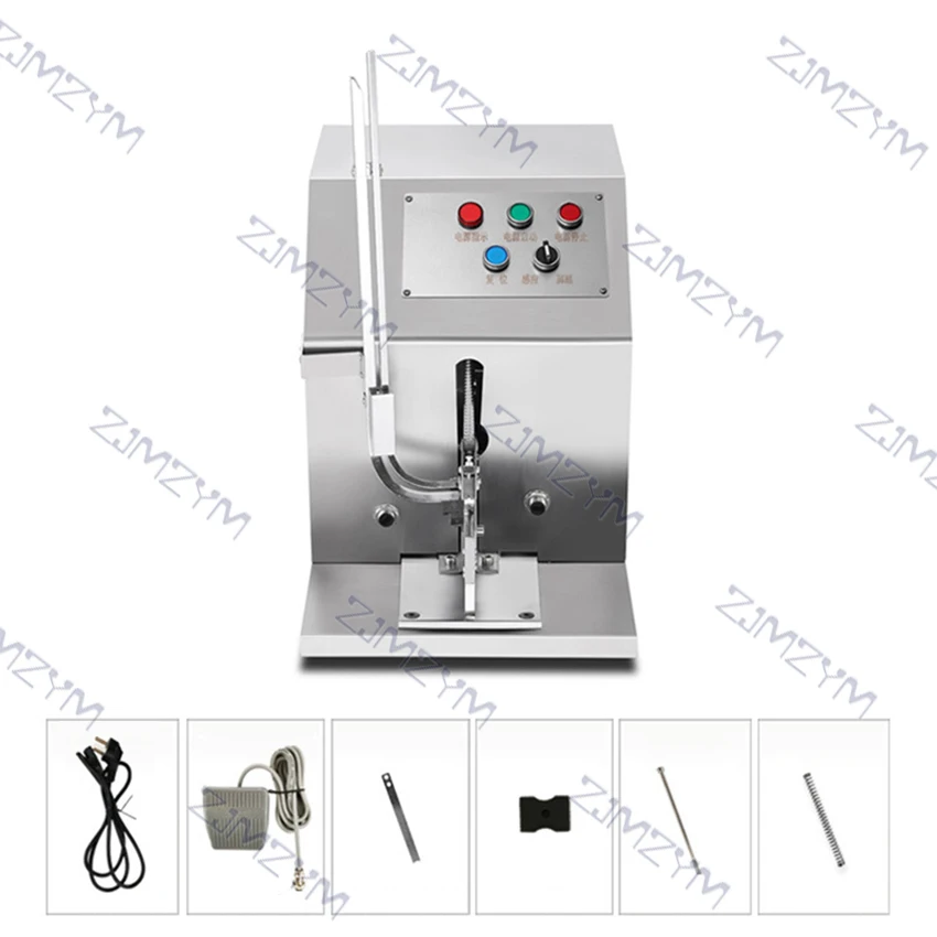 GU-50ZD elétrica que amarra a máquina com a máquina de empacotamento comercial do pedal para a máquina 300w 110v/220v da selagem do saco líquido da salsicha 60/min