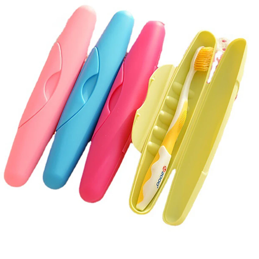 Travel Portable Wash Toothbrush Box Candy Color Sealed Lid Waterproof And Leak-proof Toothbrush Box With Lock