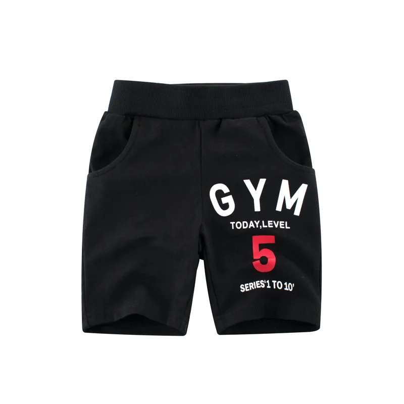 2025 Summer Children Shorts Pants for Boys 100% Cotton Letter Number Cartoon Sport Casual Pants for Baby Boys Girls