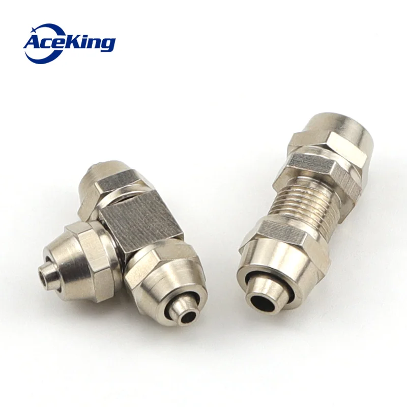 304 stainless steel two-way three-way joint PE sleeve t-type intermediate joint 6 8 10 12 14mm equal diameter three-head