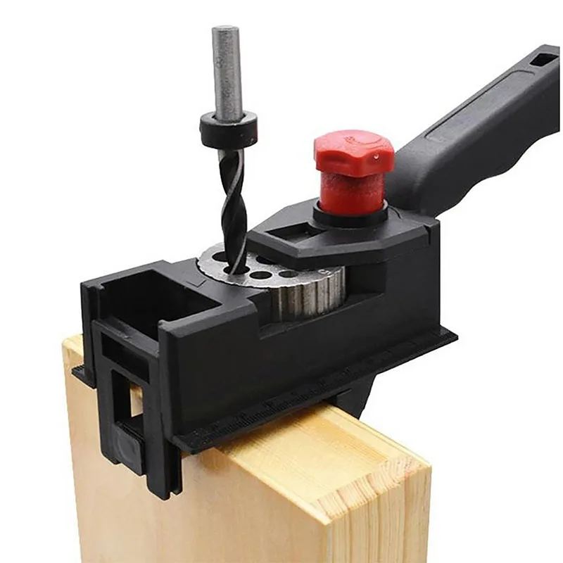 Drill Locator Tool Woodworking Carbon Steel Hole Jig Drilling Guide Locator  Bits Fixing Clips Woodworking Tool Saccessorie