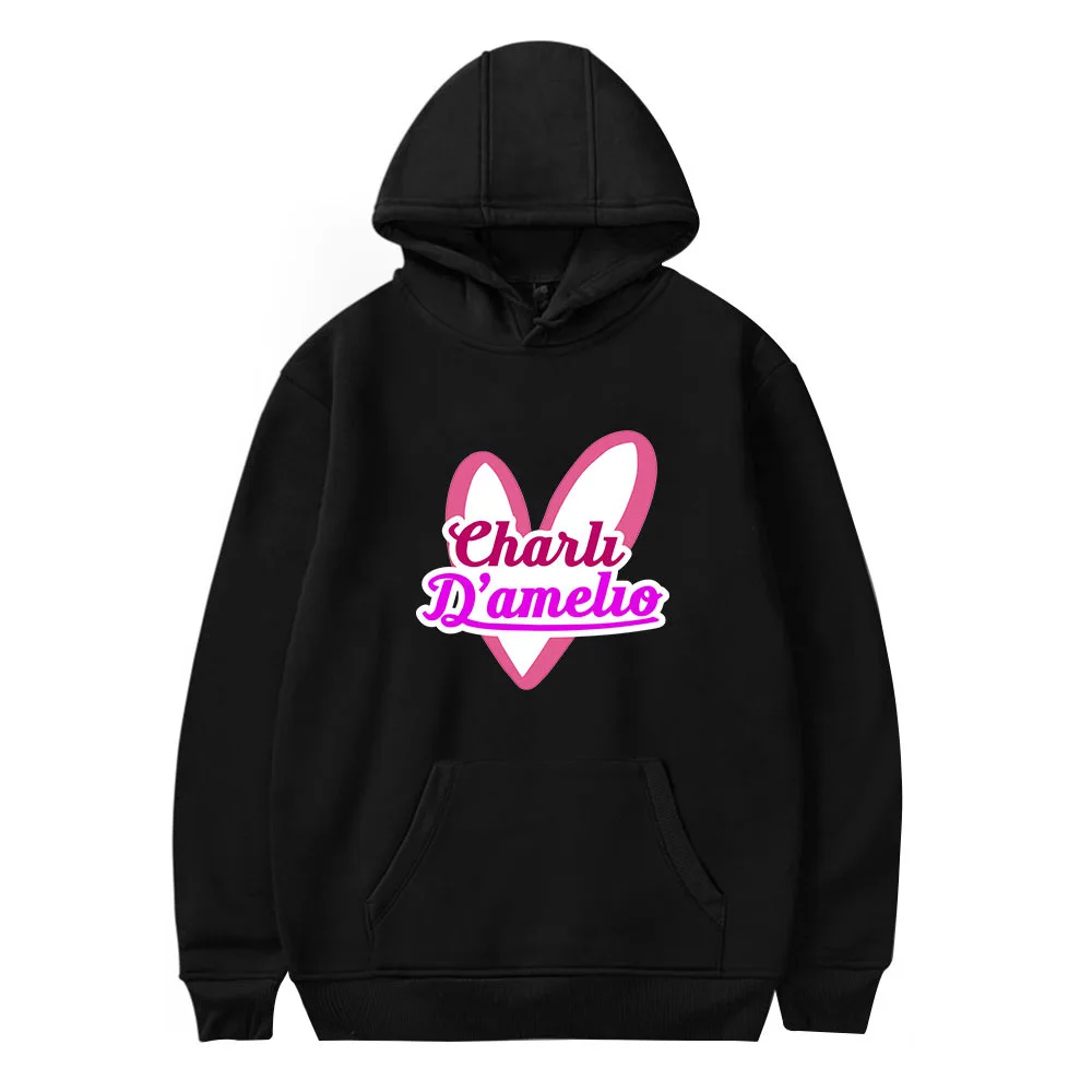 

Streetwear Hip Hop Fashion Brand Clothing Charli D'Amelio Oversized Women Hoodies and Sweatshirt Casual Tracksuit Sudadera Mujer