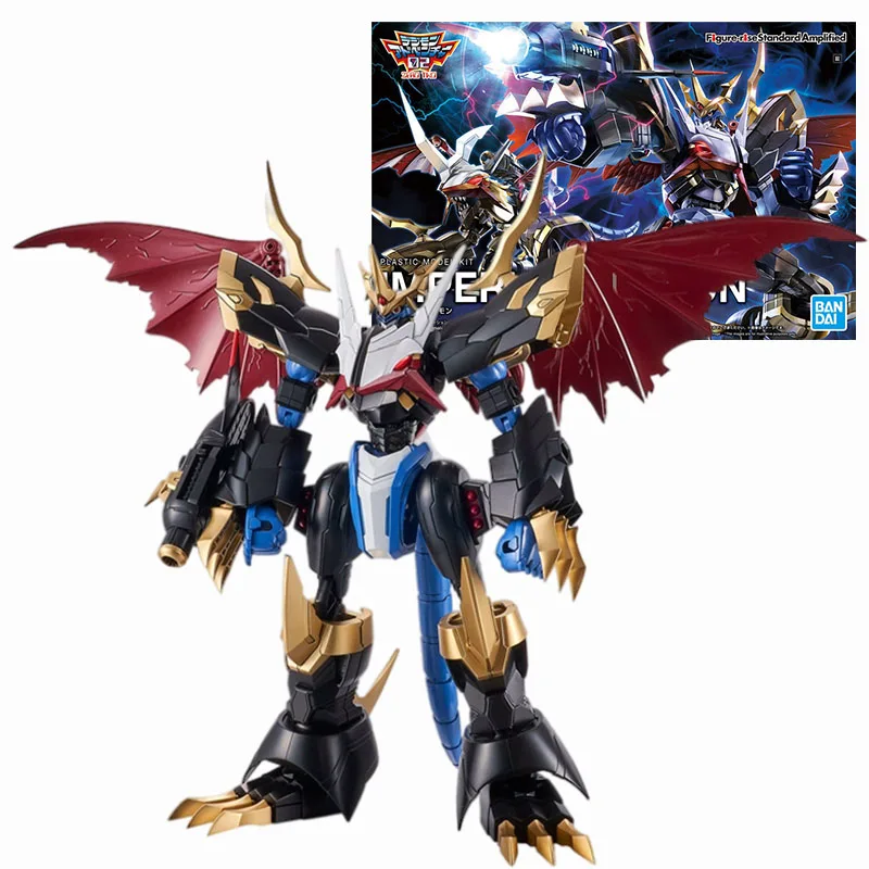 Original em estoque bandai figura-ascensão padrão anime digimon omegamon garurumon angemon alphamon guerra greymon figura modelo de ação