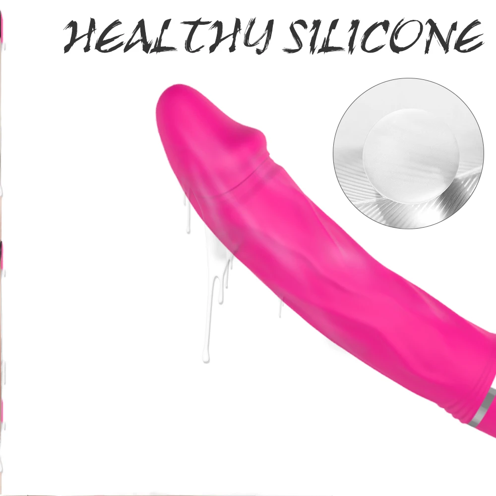 Silicone Vibrator Double Headed For Two Girls Wireless Dildo Vibrators Vagina Masturbator For Lesbian Sex Machines For woman